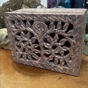 Hand Carved Soap, Stone Box